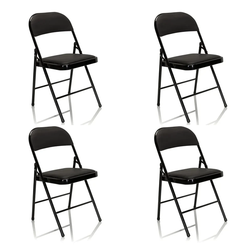 TUDELA | Lot de 4 - Chaise pliante
