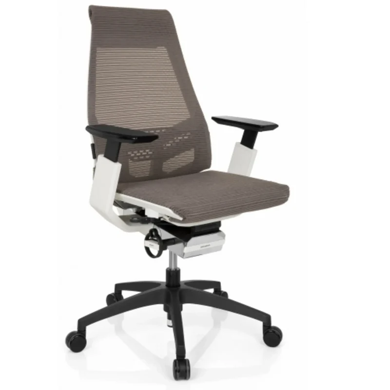 GENIDIA SMART WHITE | tissu maille - Siège de bureau de qualité professionnelle