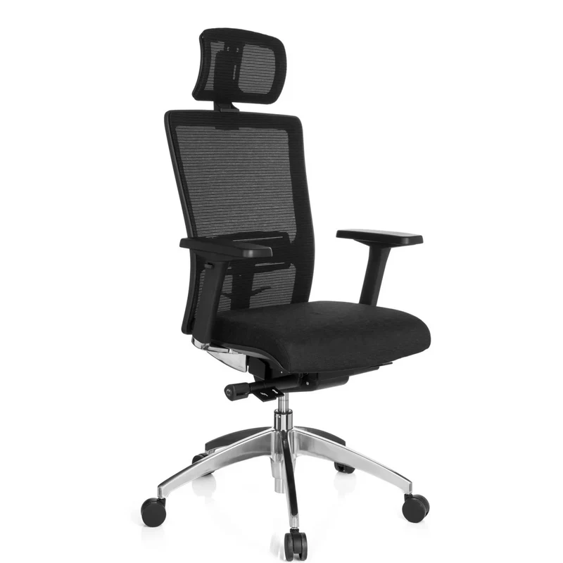 ASTRA LUX tissu/tissu maille - Siège de bureau de qualité professionnelle