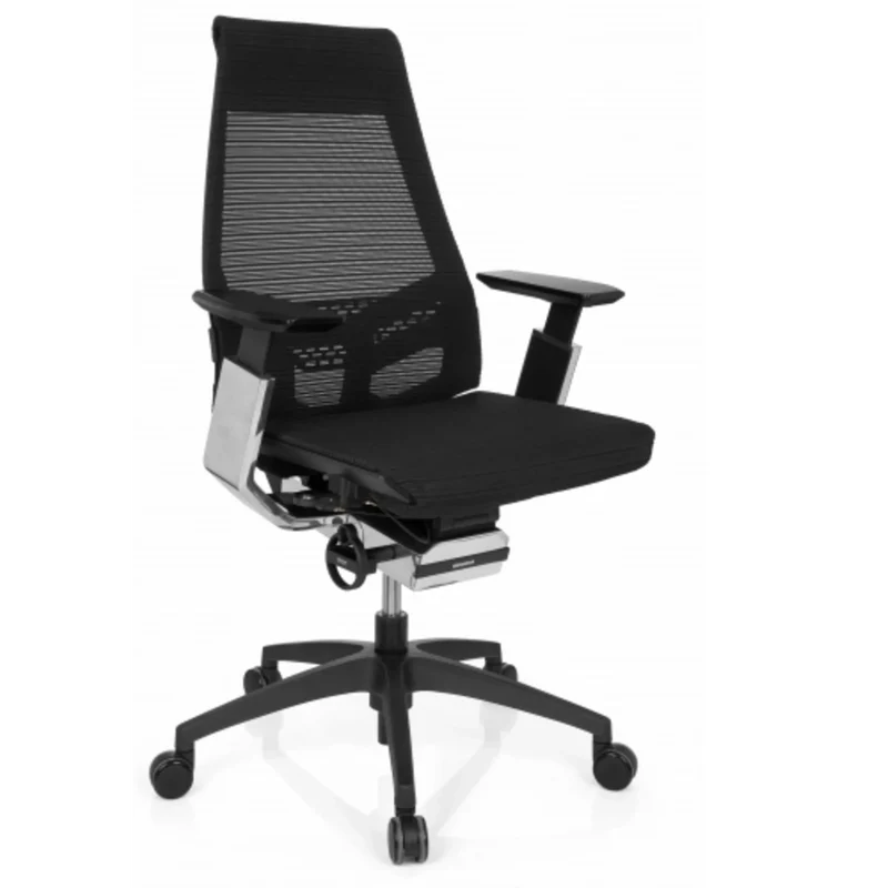 GENIDIA SMART BLACK CM | tissu maille - Siège de bureau de qualité professionnelle