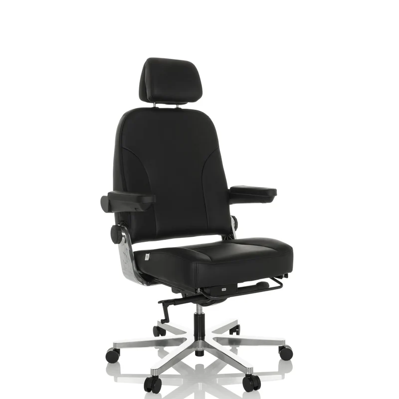 24 HOURS F | Cuir - Siège pivotant XXL