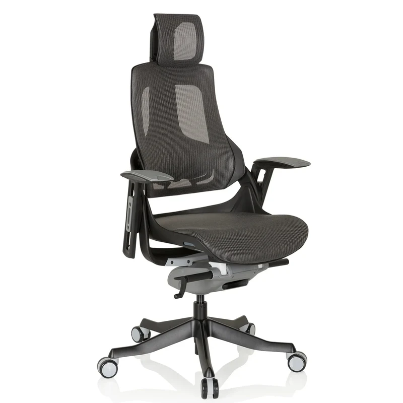 SPEKTRE BLACK | tissu maille - Siège de bureau de qualité professionnelle