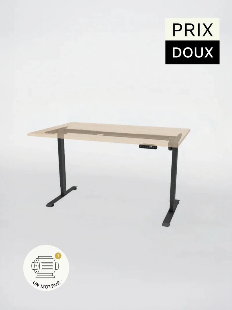 Start 1 | Pieds de Bureau Électrique Réglable en Hauteur - 1 moteur