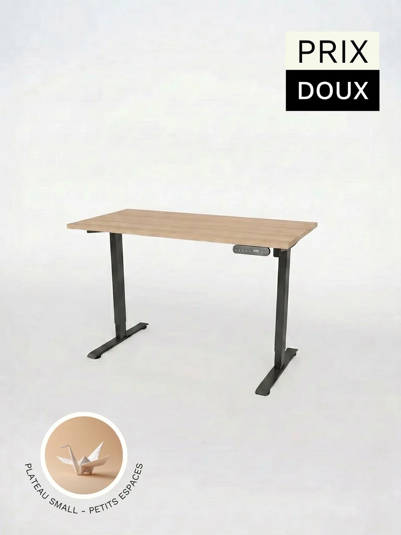 Start 1 - Plateau Small | Bureau Assis Debout Électrique 110x60 ou 120x60