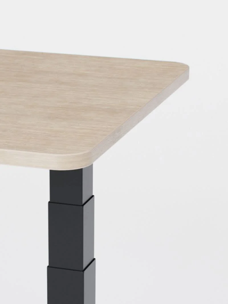 Auva | Plateau de Bureau en Bois Recyclé, 70 cm, Angles arrondis