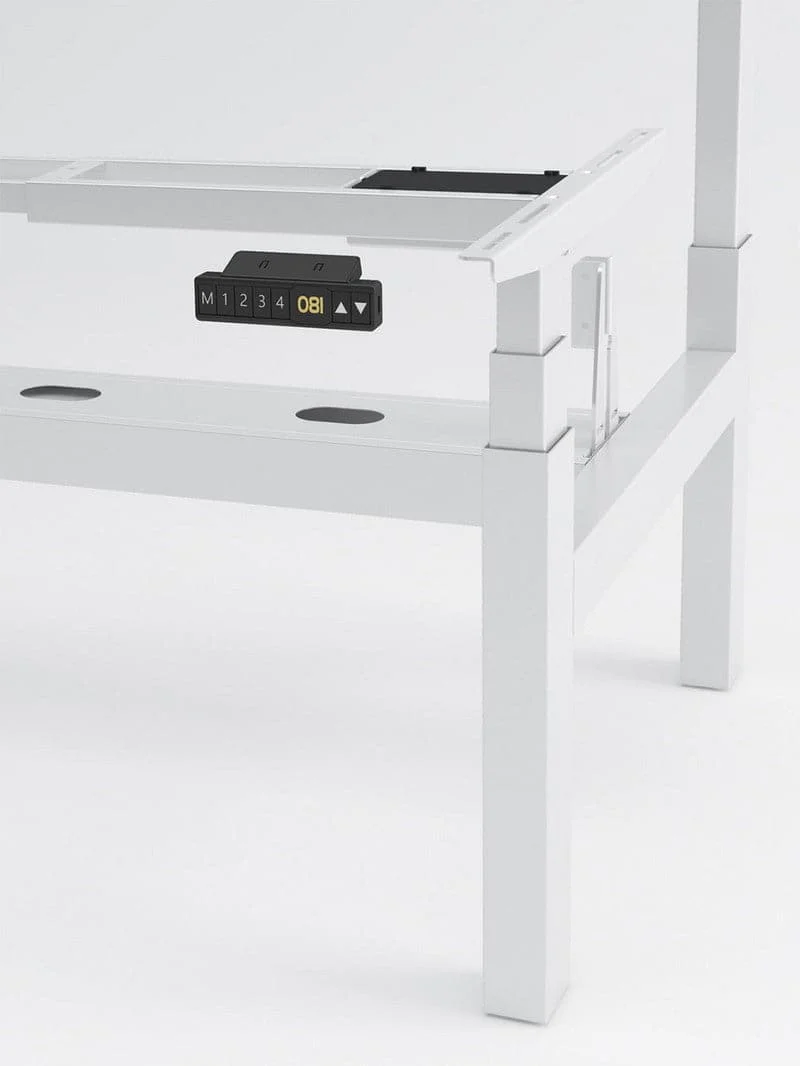 Duo | Pieds de Bench Assis Debout Électrique 2 postes
