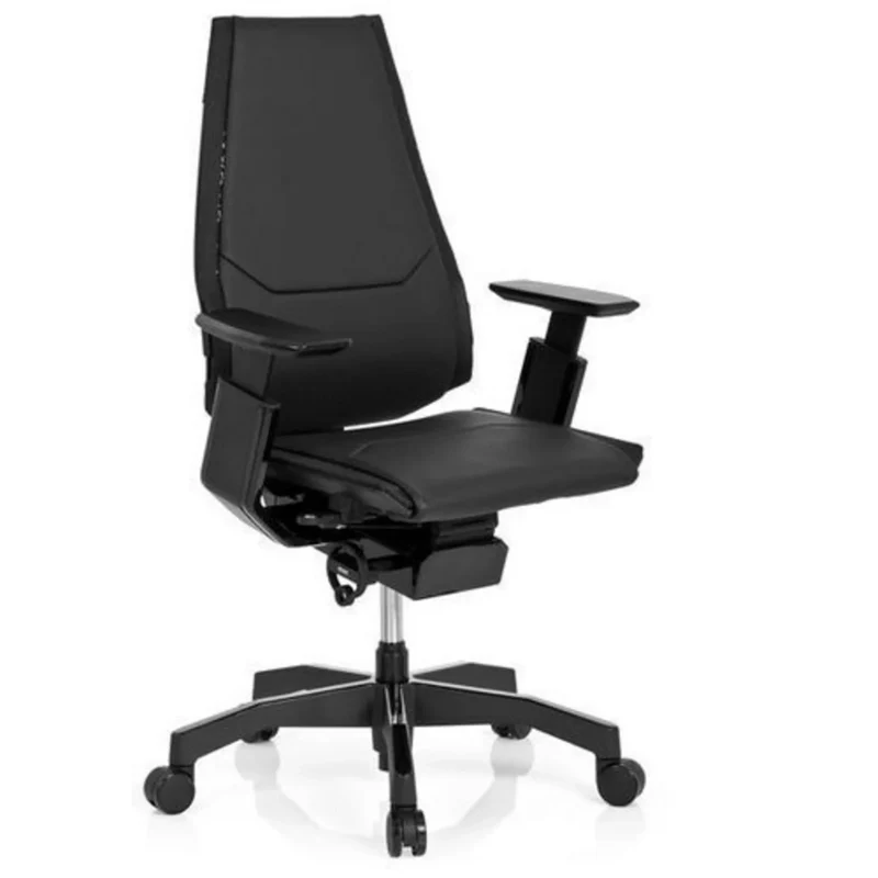 GENIDIA BLACK | Cuir - Siège de bureau haut de gamme
